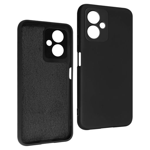 Carcasa Xiaomi Redmi 12, silicona flexible y ultra-fina - Negro - Spain