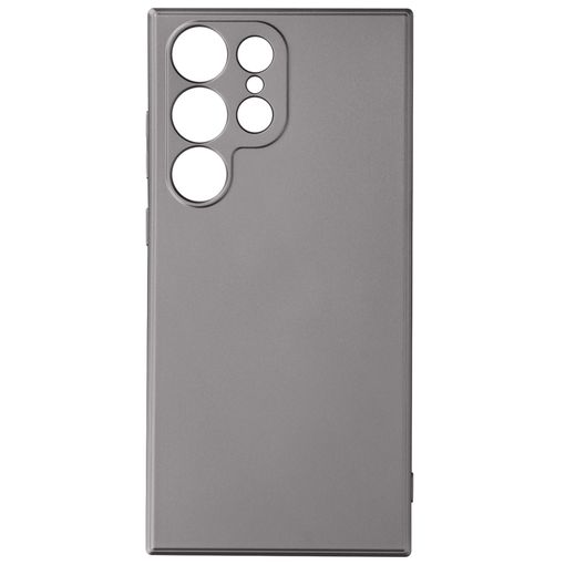 Carcasa Para Samsung Galaxy S23 Ultra Efecto Metálico Interior Suave Gris  con Ofertas en Carrefour