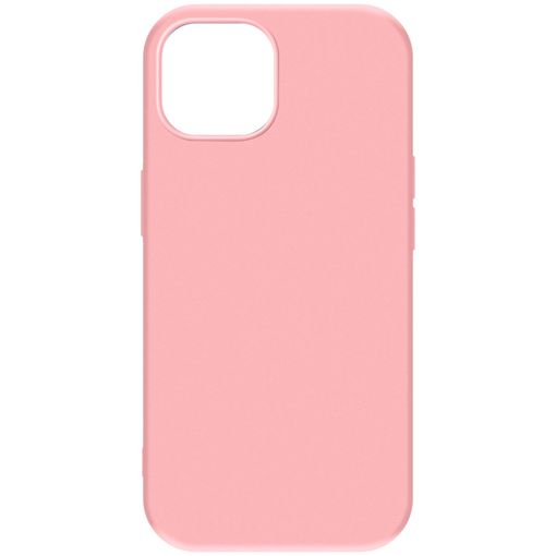 Funda iPhone 15 Plus silicona rosa