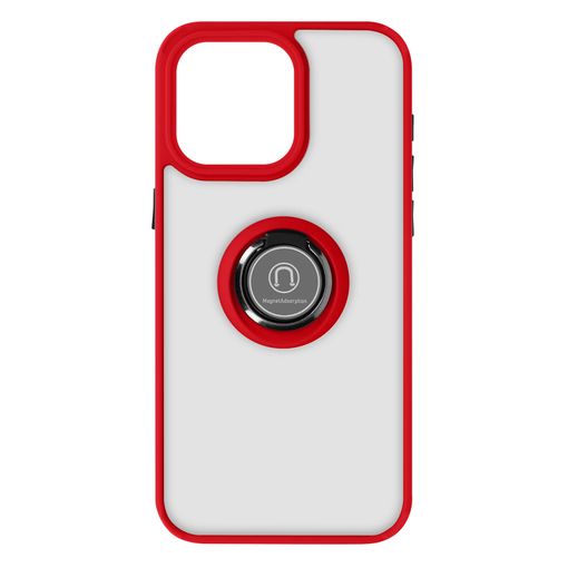 Carcasa Iphone 15 Pro Max Bimaterial Anillo Soporte Vídeo Rojo con Ofertas  en Carrefour