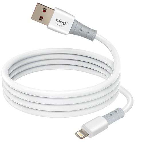 Cable Usb-c A Lightning De 1,2m Linq, Carga Rápida 3a - Blanco con