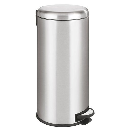 Cubo de basura 30L plata papelera con sensor movimiento cesta con