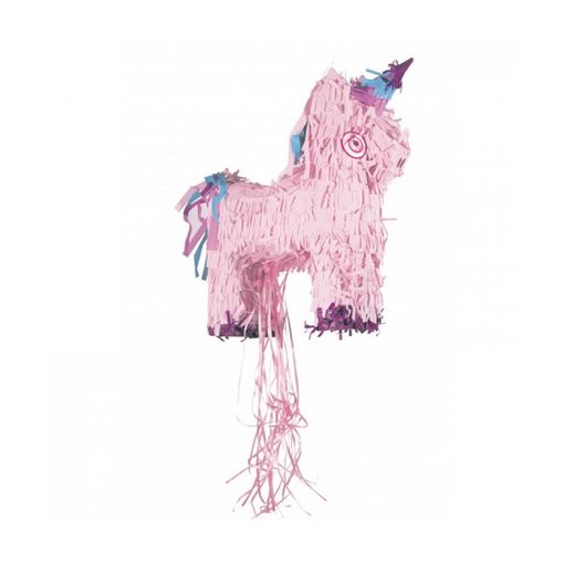 DIFFUSION 547619 Piñata licorne en carton - 40 x 41 x 9 cm