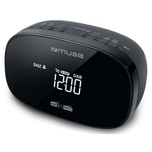 Muse Radio Reloj Despertador Dual Negro - M150cdb con Ofertas en Carrefour