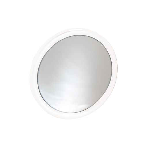 Espejo Cromado Aumento X8 Baño Plateado Maquillaje 17,5 Cm
