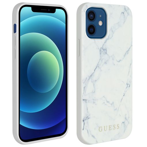 Funda Iphone 12 Mini Efecto Mármol De Guess - Blanco con Ofertas en Carrefour Carrefour Online