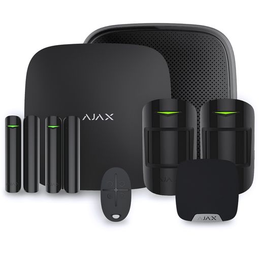 AJAX StarterKit Plus Negro – Kit de alarma inalámbrico - Securigo