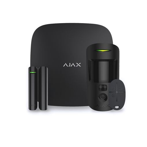 Alarma Doméstica Inalámbrica Ajax Hub 2 Plus - Kit 1 - Negro con