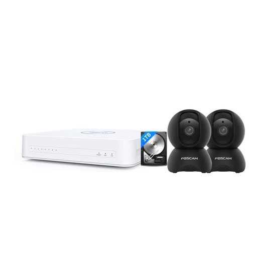 Kit De Videovigilancia Digital Full Hd 2 Cámaras De Interior X5 Negro -  Foscam con Ofertas en Carrefour