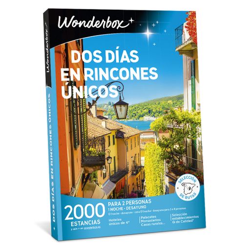 Wonderbox noches de hotel  Cajas de regalo, Hoteles, Regalos para