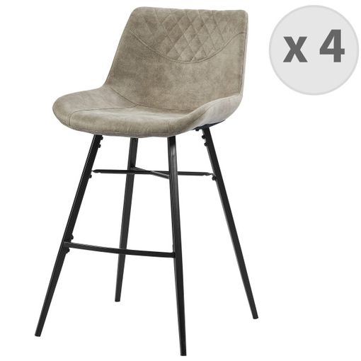 Silla De Oficina Giratoria De Lino Beige Vidaxl con Ofertas en Carrefour