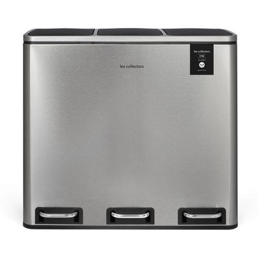 Cubo Reciclaje Eco. 3 Compartimentos Acero Inox./plástico 32l Wellhome con  Ofertas en Carrefour