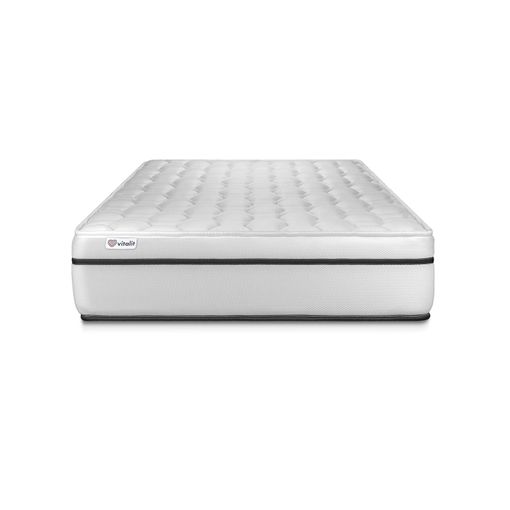 Colchón Vital Spa 90 X 200 Cm, Grosor : 24 Cm, Espuma Viscoelástica, 3 Zonas De Confort