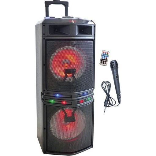 Altavoz De Carro De Karaoke Ms02xxl Bluetooth 1000w Inovalley