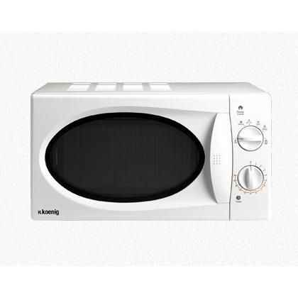 Comprar H.Koenig VIO6 Microondas sin Grill, 20L, 700W, Temporizador hasta  30 min, 5 Niv de Potencia de Calentado, Descongelador,Plato Giratorio 24,5  Cm,Blanco