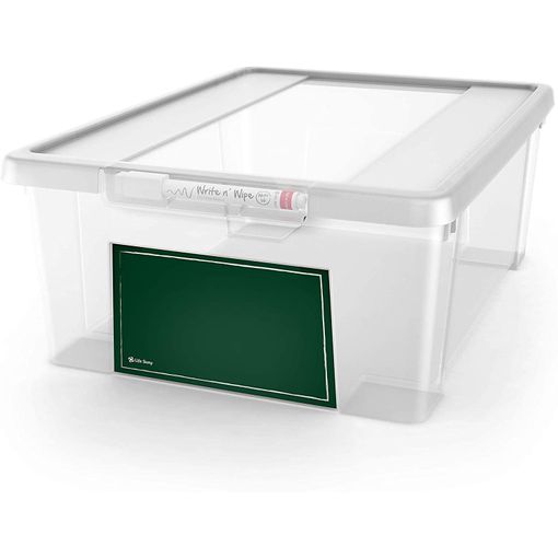 Caja De Almacenaje Con Tapa Evolution Transparente (39 X 29 X 20,5 Cm) con  Ofertas en Carrefour