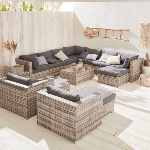 fluido menos famélico Muebles De Jardin, Rattan Sintetico, Varios Grises, 12 14 Plazas, | Tripoli  con Ofertas en Carrefour | Ofertas Carrefour Online