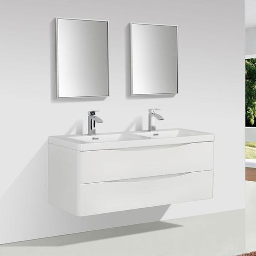 Mueble Lavabo + Lavabo Doble 120 Cm Montado - Blanco Piacenza con Ofertas  en Carrefour