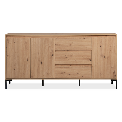 Mueble Tv 200 Cm Bjorn, 3 Cajones 1 Puerta, Estilo Nórdico En Blanco Y  Roble con Ofertas en Carrefour