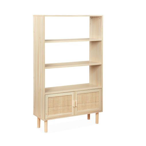 Estantería De Pie Trundholm De 5 Niveles Bambú 185 X 80 X 45 Cm - Color  Natural [en.casa] con Ofertas en Carrefour