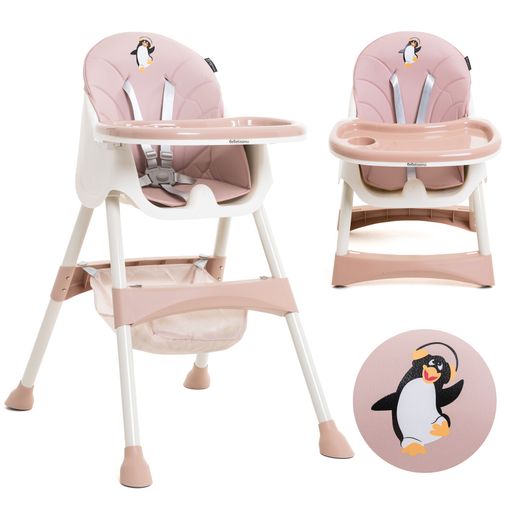 Trona Para Bebe , Convertible En Silla - 2 En 1 - Doble Bandeja, Trona  Evolutiva - Tronas De Bebe - Trona Convertible - 6 Meses - 20 Kg - Disco  Pinguin con Ofertas en Carrefour