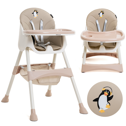 Trona Para Bebe , Convertible En Silla - 2 En 1 - Doble Bandeja, Trona  Evolutiva - Tronas De Bebe - Trona Convertible - 6 Meses - 20 Kg-  Pinguin,bebelisimo con Ofertas en Carrefour