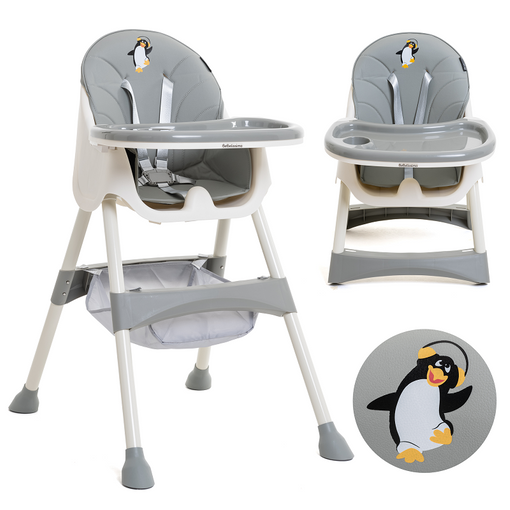 Trona Para Bebe , Convertible En Silla - 2 En 1 - Doble Bandeja, Trona  Evolutiva - Tronas De Bebe - Trona Convertible - 6 Meses - 20 Kg-  Pinguin,bebelissimo con Ofertas en Carrefour