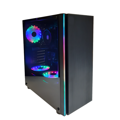 PC Racing PC Gaming completo AMD Ryzen 3 3200g 3.6ghz 8GB DDR4 RAM 480GB SSD pantalla 24 Fullhd Combo Gaming Windows 11 3 años de