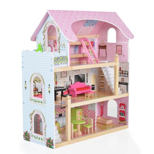 Casa De Muñecas Charlotte De Madera Con Ez Kraft Assembly con Ofertas en  Carrefour