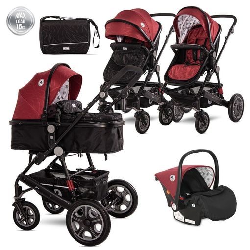 Carrito De Bebé 2 Piezas Storm Lorelli Negro