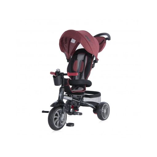Triciclo Evolutivo Convertible En Bicicleta Rocket Red&black De Lorelli