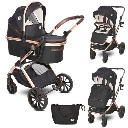 Carrito de Bebé 3 in 1 LORELLI Alba Candy Pink (Rosa)