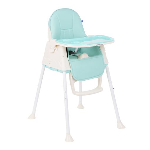 Trona bebes 2 en 1 color gris convertible en silla y mesa de Kikkaboo.