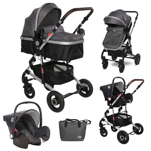 Carrito de bebe 3 en 1 convertible LORA de Lorelli