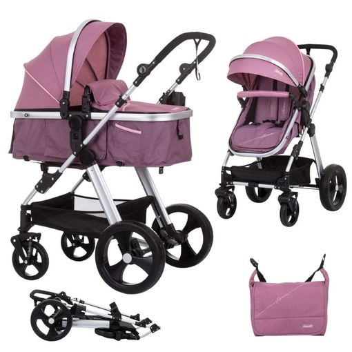 Carrito De Bebé Duo 2 In 1 Myla Rosado con Ofertas en Carrefour