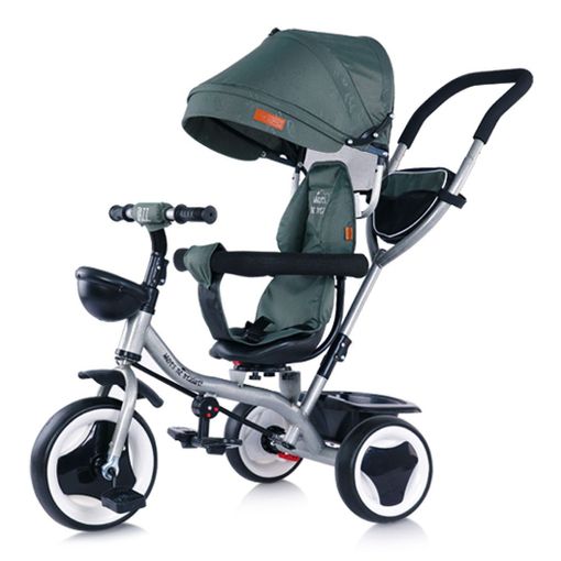 Triciclo evolutivo Bolide, con asiento reclinable y ruedas hinchables