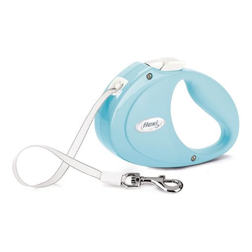 Correa Extensible de 8 m cordón para perros Flexi New Confort Talla M Color  Azul