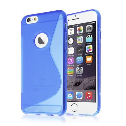 Actecom Funda Iphone 6s Plus Agujero Funda Protectora Silicona Iphone 6s  Plus Azul Gel De Tpu Suave Con Absorción De Impactos con Ofertas en  Carrefour