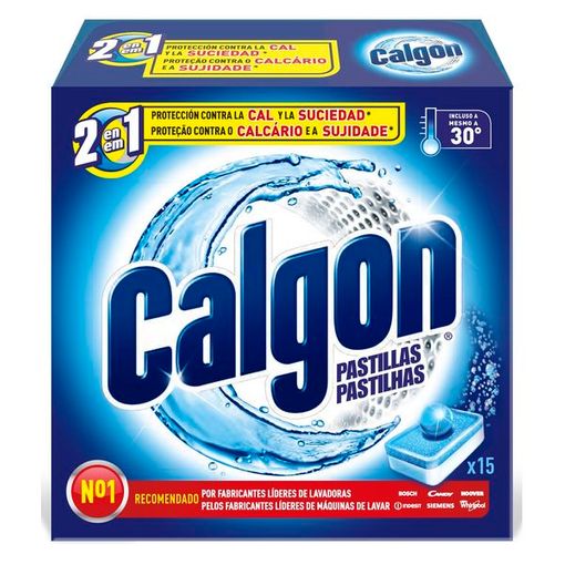 Calgon Powerball Pastillas - Antical para la Lavadora, Elimina Olores y  Suciedad, en formato pastillas, 15 unidades