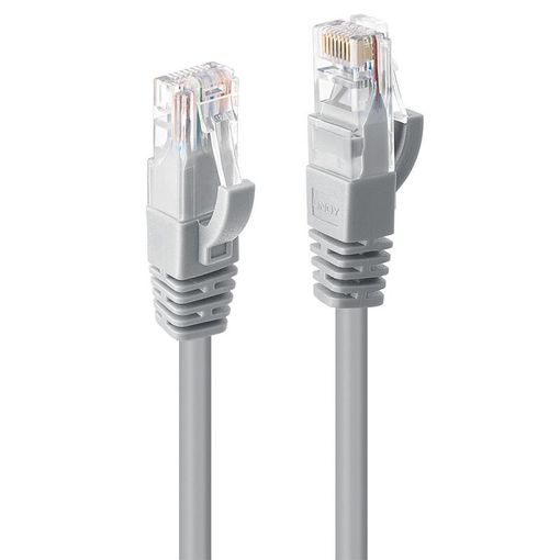 CABLE DE RED ETHERNET CAT6 3 METROS U/UTP RJ45 Gris