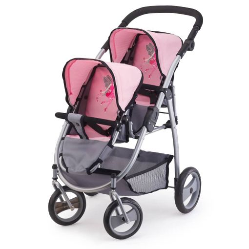 Bayer Cochecito De Muñecas Twins Gris Y Rosa 26508aa con Ofertas en  Carrefour