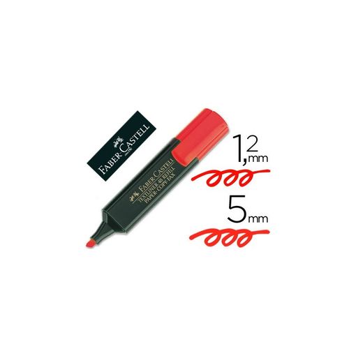 Rotulador Faber Fluorescente 48-21 Rojo 10 Unidades con Ofertas en  Carrefour