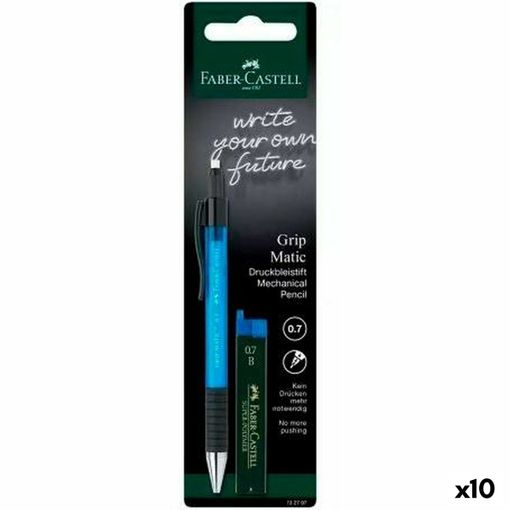 Portaminas Faber-castell Grip Matic Azul 0,7 Mm (10 Unidades) con Ofertas  en Carrefour