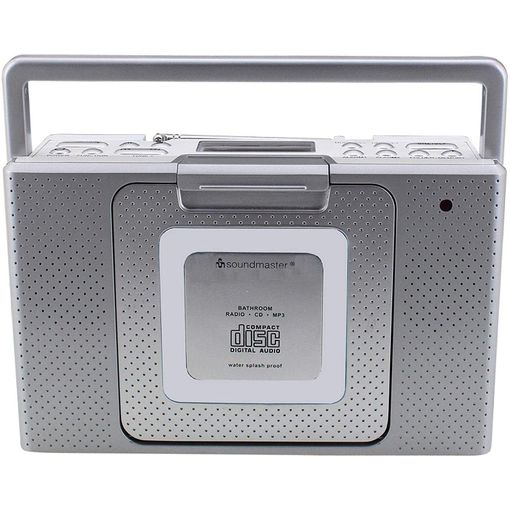 Soundmaster Bcd480 Radio Fm, Reloj, Portátil, Digital Reproductor, Cd,  Cd-r, Cd-rw, Mp3, Despertador, Salida De Auriculares, Resistente A  Salpicaduras, Color Plata con Ofertas en Carrefour