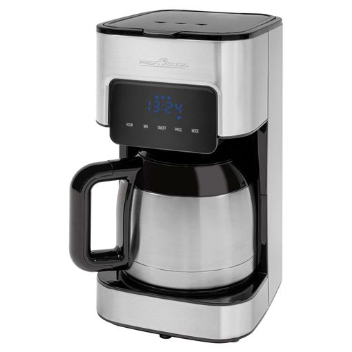 Cafetera De Goteo Programable, 8 - 10 Tazas 1,2 L, Válvula Antigoteo,  Mantiene Café Caliente, Lcd 24h Negro/plata 900w Proficook Ka 1191 con  Ofertas en Carrefour