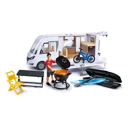 Caravana Camper 30 Cm Con Figura Art culada Y Accesorios tiene