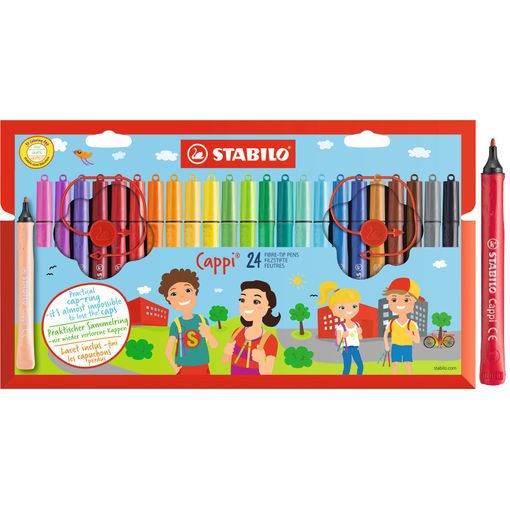 Rotuladores Stabilo Cappi 24 Colores