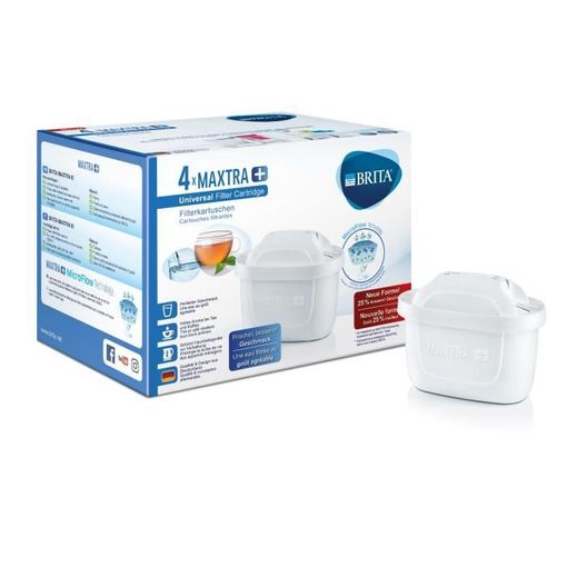 Cartucho De Filtro De Agua De Jarra - Pack De 4 - Compatible Brita Maxtra