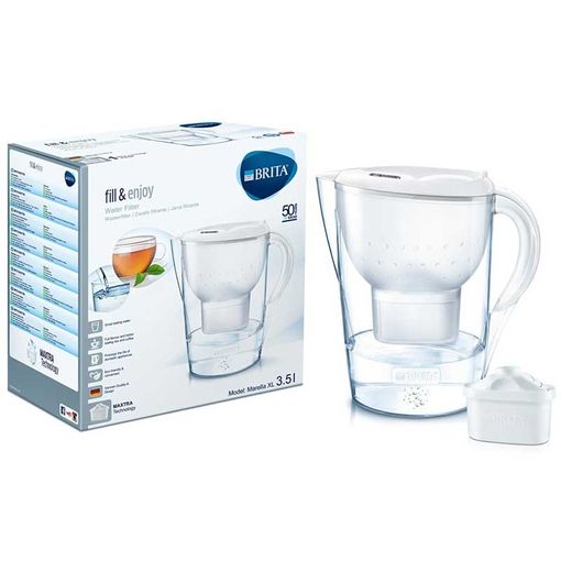 Buy BRITA Marella XL German Made Portable Water Filter Jug for Fresh and  Tasty Water 3.5 L Online at Best Prices in India - JioMart.