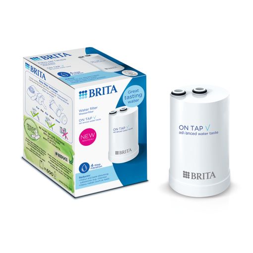 Brita On Tap Recambio de Filtro, Carbón Activo, Blanco, 2 